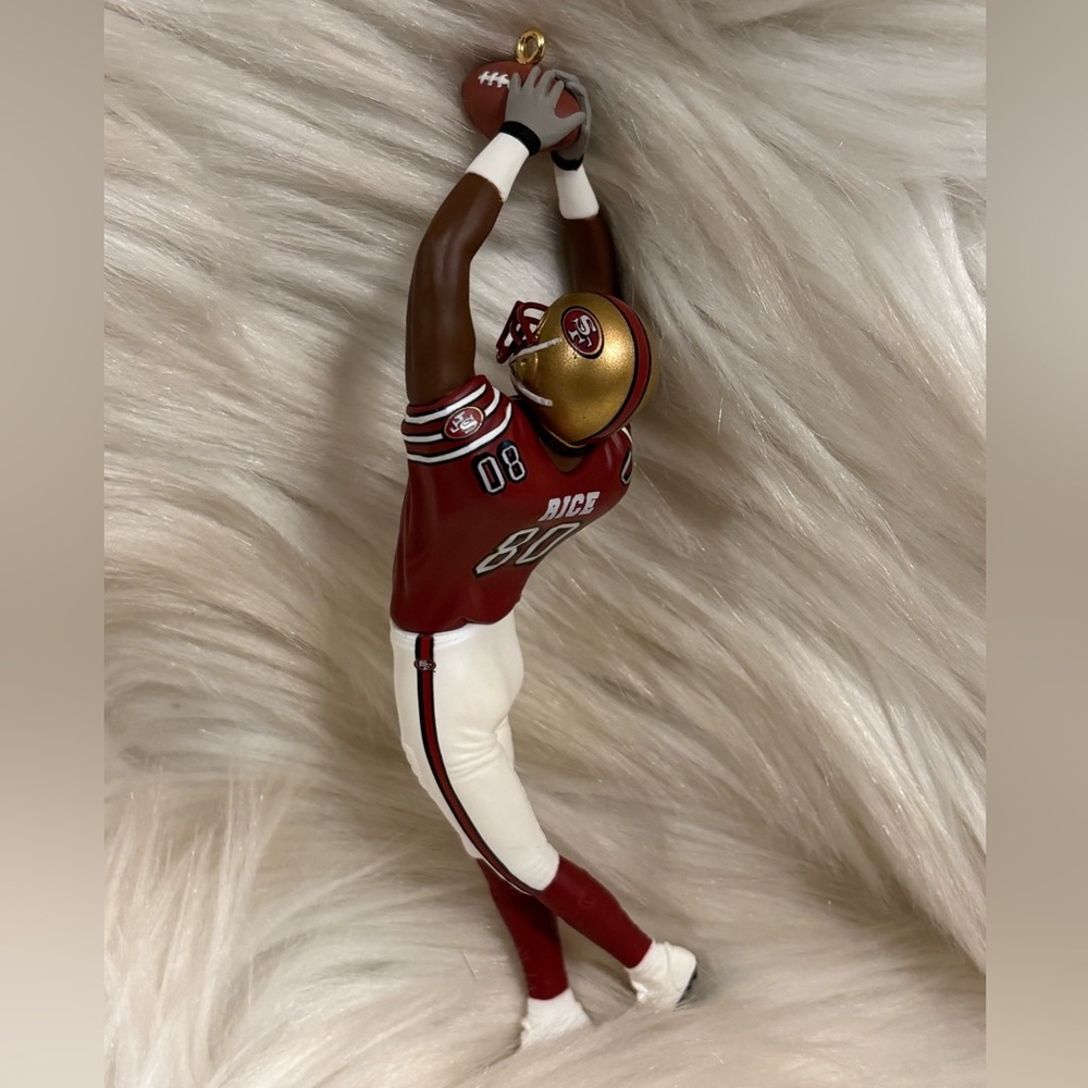 NFL San Francisco 49er Jerry Rice Hallmark Keepsake Ornament Handcrafted 2003 - Picture 6 of 8